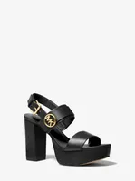 Carmen Faux Leather Platform Sandal