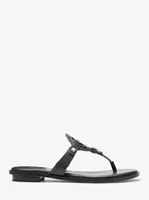 Aubrey Cutout Leather T-Strap Sandal