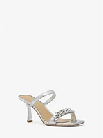 Amali Embellished Metallic Sandal