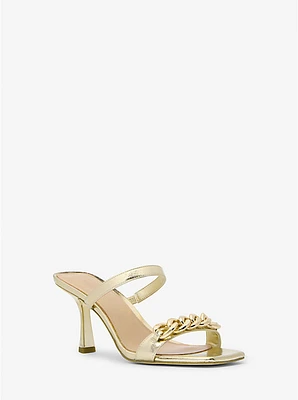 Amali Embellished Metallic Sandal