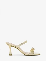 Amali Embellished Metallic Sandal