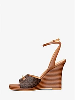 Carson Signature Logo Wedge Sandal
