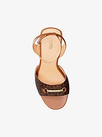 Carson Signature Logo Wedge Sandal