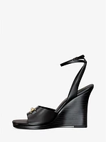 Carson Leather Wedge Sandal