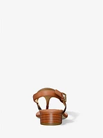 Hannah Signature Logo T-Strap Sandal
