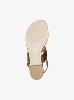 Hannah Signature Logo T-Strap Sandal