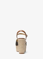Hannah Signature Logo Wedge Sandal