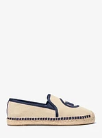 Hastings Two-Tone Cotton Blend Canvas Espadrille