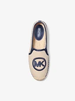 Hastings Two-Tone Cotton Blend Canvas Espadrille