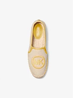 Hastings Two-Tone Cotton Blend Canvas Espadrille