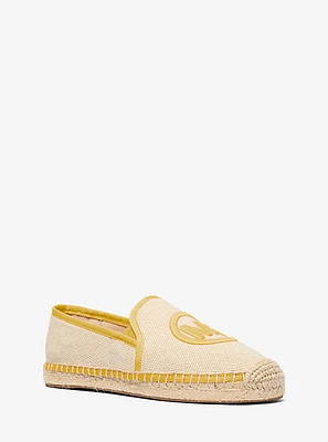 Hastings Two-Tone Cotton Blend Canvas Espadrille