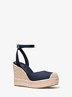 Larissa Cotton Canvas Espadrille Wedge