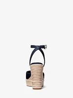 Larissa Cotton Canvas Espadrille Wedge