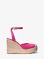 Larissa Cotton Canvas Espadrille Wedge