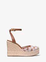 Larissa Logo Jacquard Espadrille