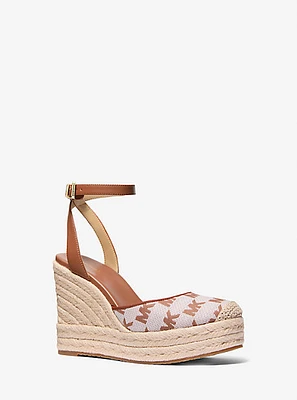 Larissa Logo Jacquard Espadrille