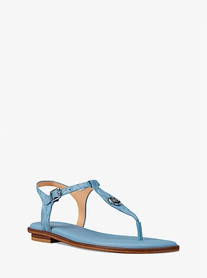 Mallory Signature Logo T-Strap Sandal