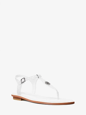 Mallory Signature Logo T-Strap Sandal