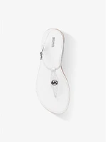 Mallory Signature Logo T-Strap Sandal