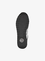 Maddy Zebra Print Signature Logo Trainer