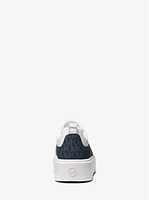 Romey Logo Tape Slip-On Platform Sneaker