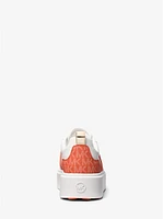 Romey Logo Tape Slip-On Platform Sneaker