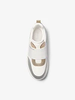 Romey Mixed Media Slip-On Platform Sneaker