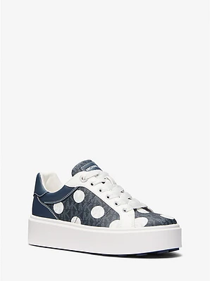 Romey Polka Dot Signature Logo Platform Sneaker