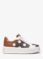 Romey Polka Dot Signature Logo Platform Sneaker