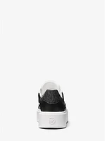 Romey Mixed-Media Platform Sneaker