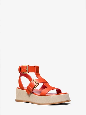 Selah Leather Platform Gladiator Sandal