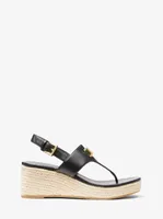 Camila Faux Leather Wedge Sandal