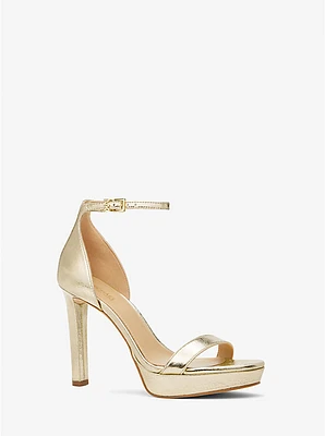 Margot Metallic Platform Sandal