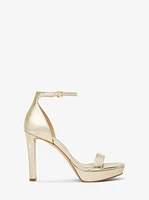 Margot Metallic Platform Sandal