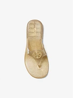 Hannah Glitter Jelly Thong Sandal