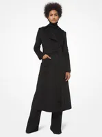 Cashgora Blend Belted Coat