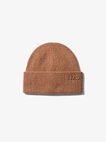 Ribbed Cashmere Beanie Hat