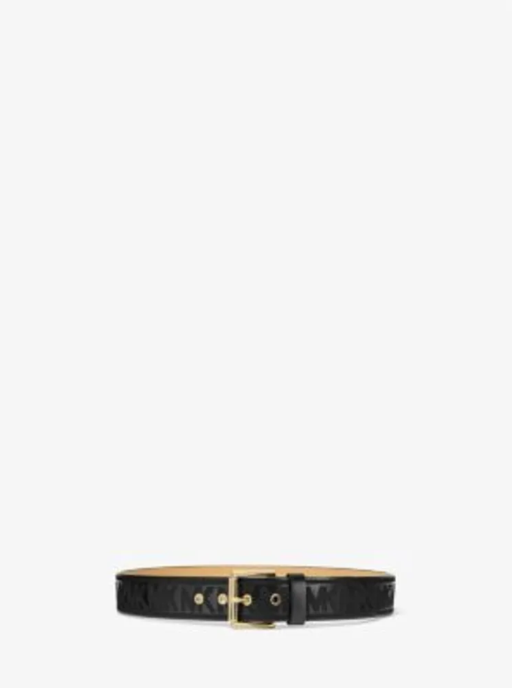 Embroidered Leather Belt