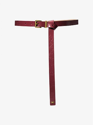 Darrington Crackled Leather Belt