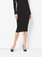 Stretch-Viscose Pencil Skirt