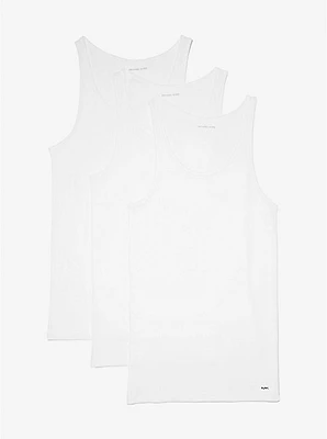 Paquete con 3 camisetas de tirantes de algodón