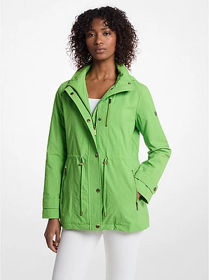 Anorak tejido con capucha