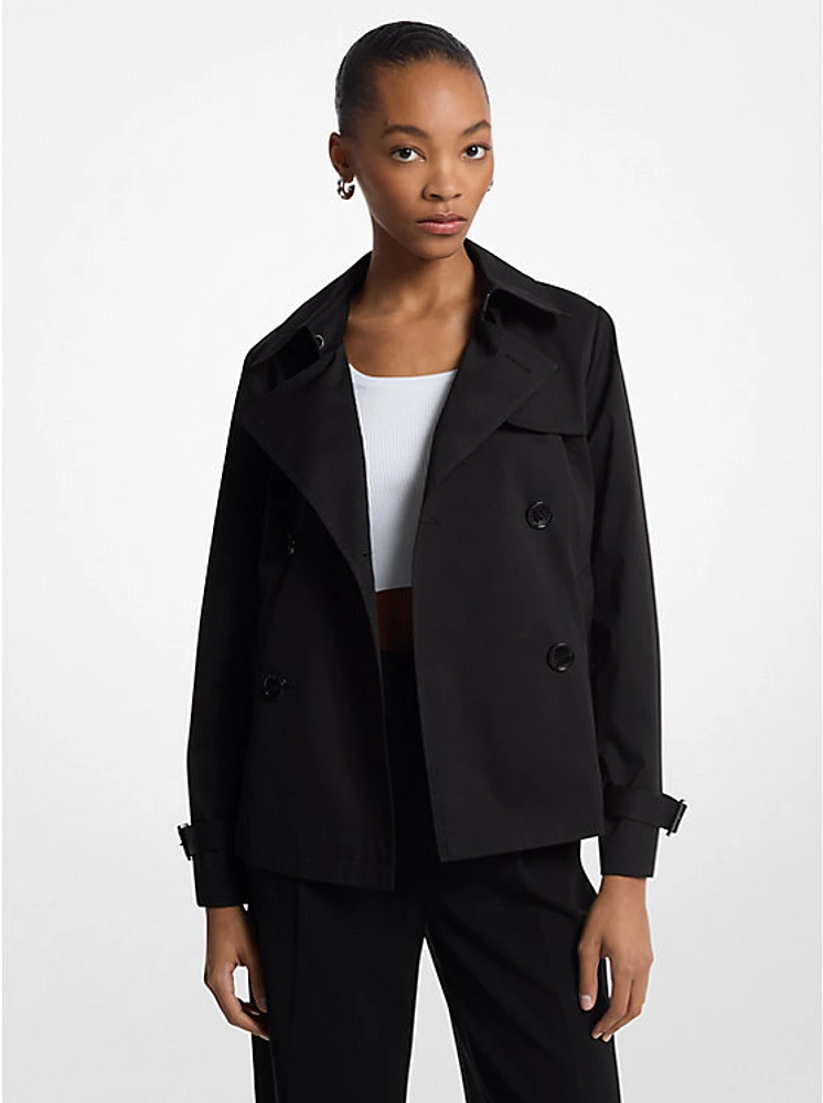 Cropped Trench Coat