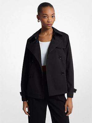 Cropped Trench Coat