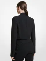 Double Crepe Sablé Bolero Jacket