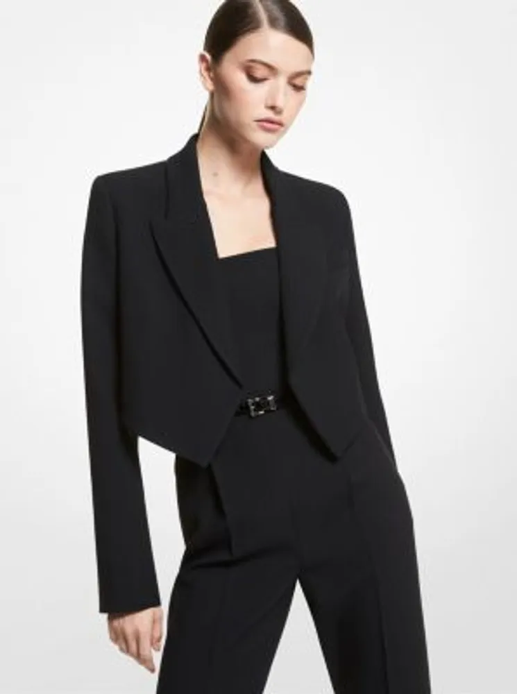 Double Crepe Sablé Bolero Jacket