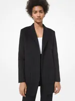 Cashgora Melton Boyfriend Blazer