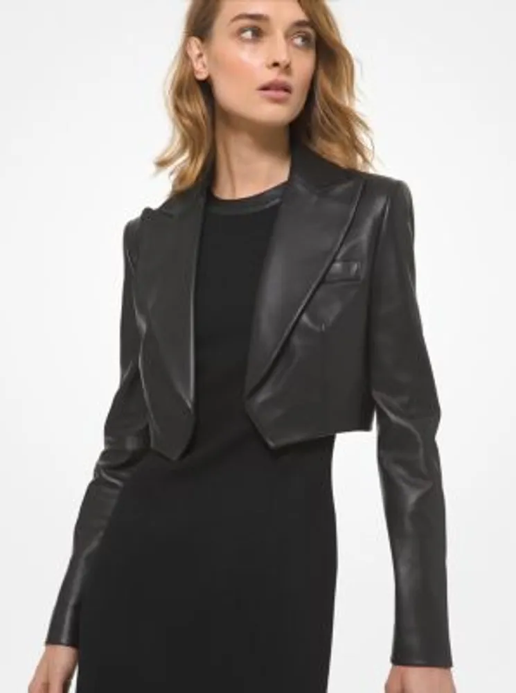 Plongé Leather Spencer Jacket