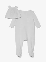 Cotton Onesie and Hat Baby Set