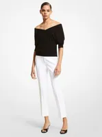 Cashmere Off-The-Shoulder Sweater